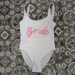 Bride One Piece Bathing Suit
